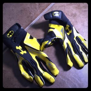 Batman wide receiver gloves.